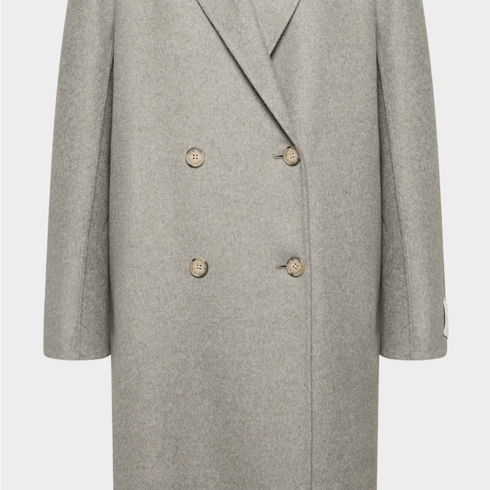 Aritzia Double Faced Slouch Coat